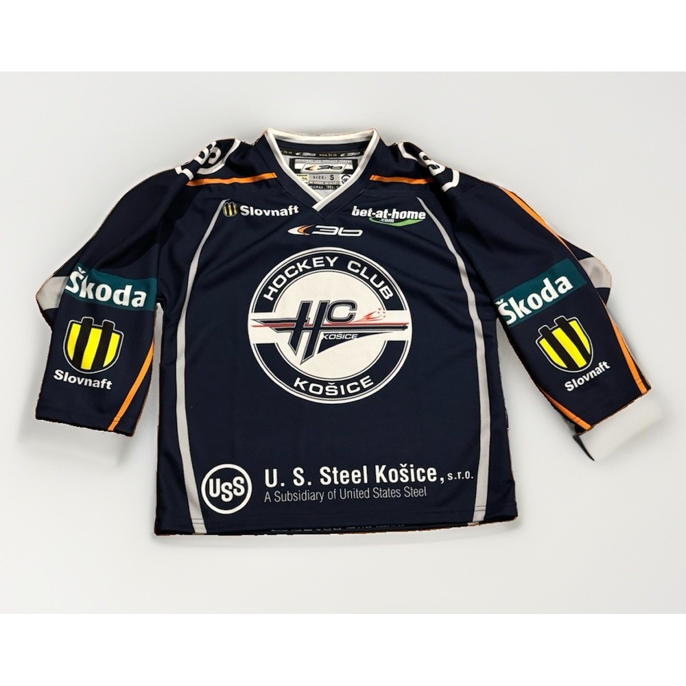 HC Košice Hockey Jersey Size Small US STEEL Skoda Slovnaft Rare
